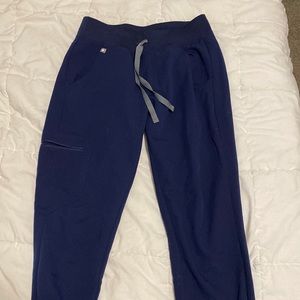navy blue figs jogger XS petite